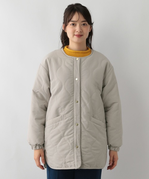 GLOBAL WORK Smile Seed Store（グローバルワーク スマイルシードストア）の「リバーシブルファーブルゾン/137938（ブルゾン・レディース・グレイッシュベージュ/ブラック・X-LARGE/MEDIUM/SMALL/LARGE）」の19枚目の写真