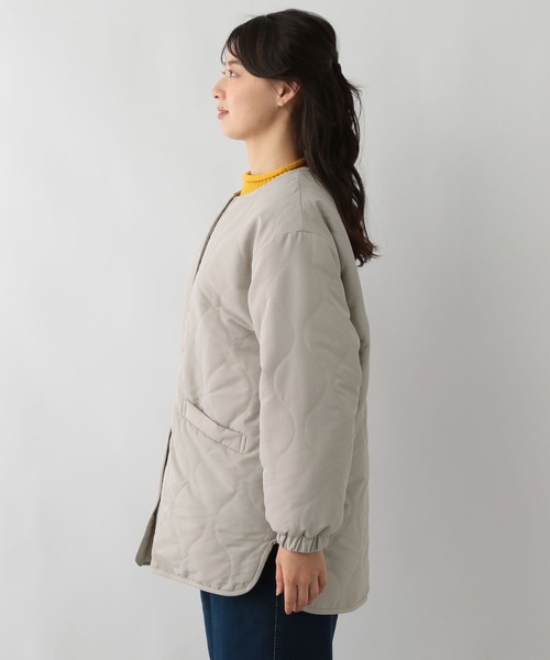 GLOBAL WORK Smile Seed Store（グローバルワーク スマイルシードストア）の「リバーシブルファーブルゾン/137938（ブルゾン・レディース・グレイッシュベージュ/ブラック・X-LARGE/MEDIUM/SMALL/LARGE）」の20枚目の写真