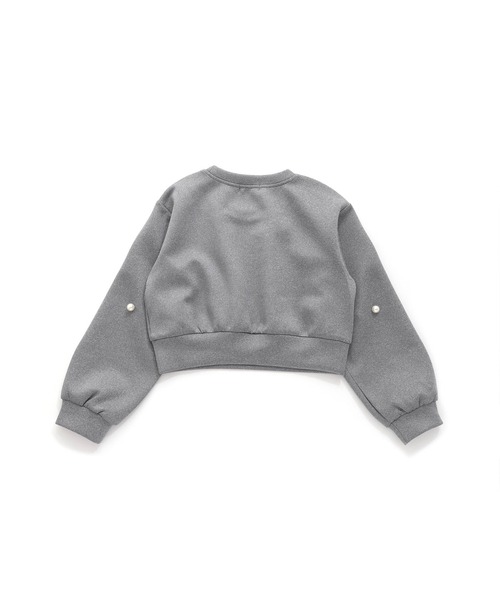 パール付きダンボールプルオーバー 女子力UP！】パール付ダンボールプルオーバー | La boutique