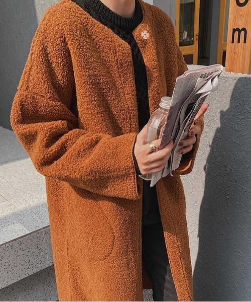 J850 美品 XL エンバ ファーコート ブラウン レディース J850 美品 XL エンバ ファーコート ブラウン レディース