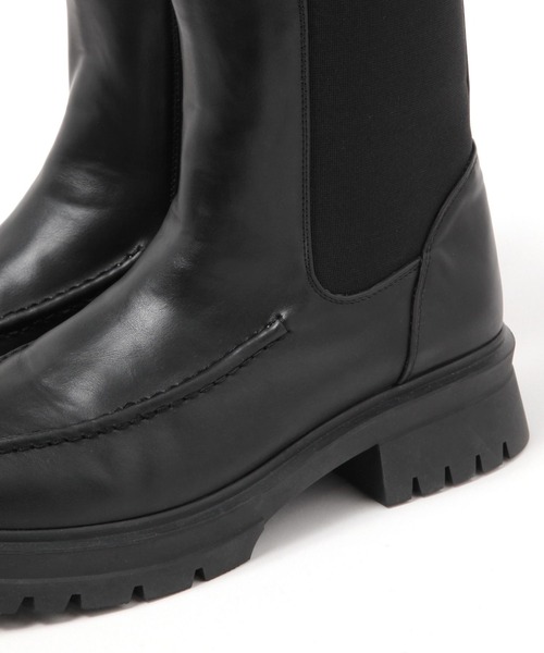 studio CLIP（スタディオクリップ）の「ブラックミドルゴアブーツ（ブーツ・レディース・ブラック・MEDIUM/LARGE）」の15枚目の写真