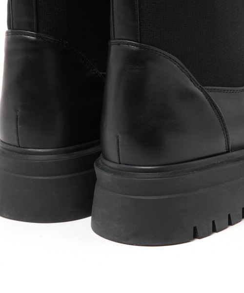 studio CLIP（スタディオクリップ）の「ブラックミドルゴアブーツ（ブーツ・レディース・ブラック・MEDIUM/LARGE）」の17枚目の写真