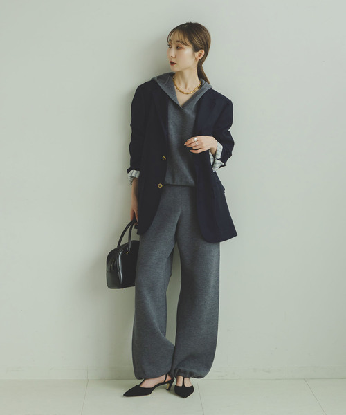 Noble(ノーブル)の「《NOBLE別注》COUTURE DADAM/クチュールドアダム ジャケット(シングル)(テーラードジャケット・レディース・ネイビー・36/40)」の3枚目の写真