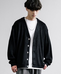 Audience（オーディエンス）の「Upscape Audience アップスケープオーディエンス 日本製/国産モヘアライクウールシャギーニットカーディガン AUD7288（カーディガン/ボレロ・メンズ）」