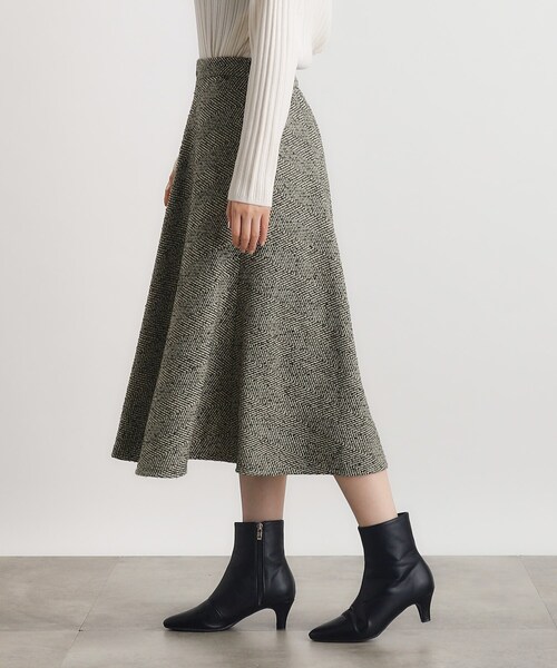 grove（グローブ）の「◆柄アソートフレアースカート（スカート・レディース・グレー系3/ネイビー系1・02/03/01/04/05）」の12枚目の写真