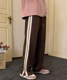 BARELY BLUE（ベアリーブルー）の「【 BARELY BLUE / ベアリーブルー 】 サイドライン ジップ ジャージ スウェット パンツ（スウェットパンツ）」