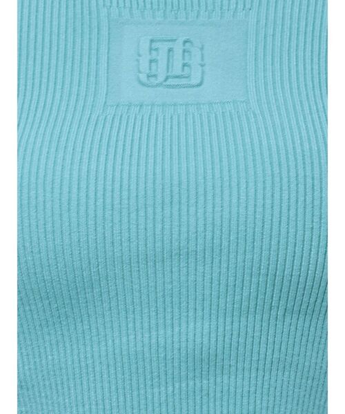 GYDA（ジェイダ）の「GYGYエンボスニットトップス（ニット/セーター・レディース・オフホワイト/ブラック/スカイブルー・FREE）」の19枚目の写真