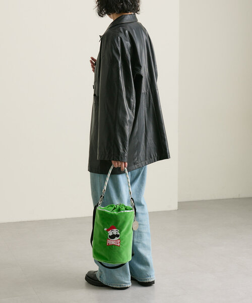ear PAPILLONNER（イアパピヨネ）の「【プリングルズ×ear】《2way》コラボバケツショルダーバッグ（ショルダーバッグ・レディース・グリーン/レッド/イエロー・FREE）」の13枚目の写真