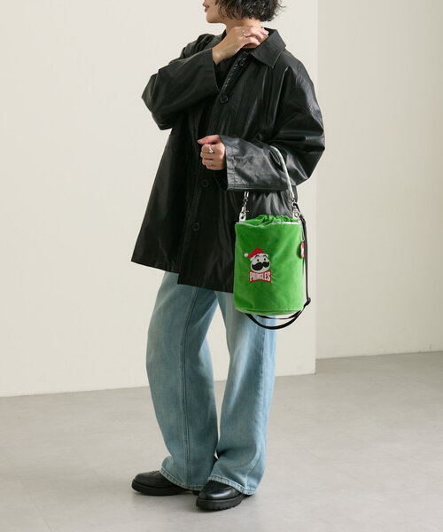 ear PAPILLONNER（イアパピヨネ）の「【プリングルズ×ear】《2way》コラボバケツショルダーバッグ（ショルダーバッグ・レディース・グリーン/レッド/イエロー・FREE）」の16枚目の写真