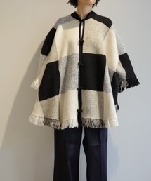 CLANE クラネ　WIDE CHECK PONCHO CLANE（クラネ）の「WIDE CHECK PONCHO（ポンチョ）」 - WEAR