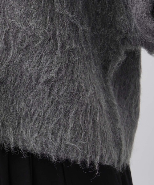 A part by(アパートバイ)の「フェザーVネックニットプルオーバー(ニット/セーター・レディース・ライトグリーン/ライトベージュ/ブルー系その他3/グレー・FREE)」の20枚目の写真