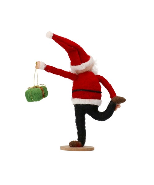 Francfranc(フランフラン)の「ファブリックオブジェ ヨガポーズサンタ ギフト(おもちゃ・レディース・マルチ・FREE)」の3枚目の写真