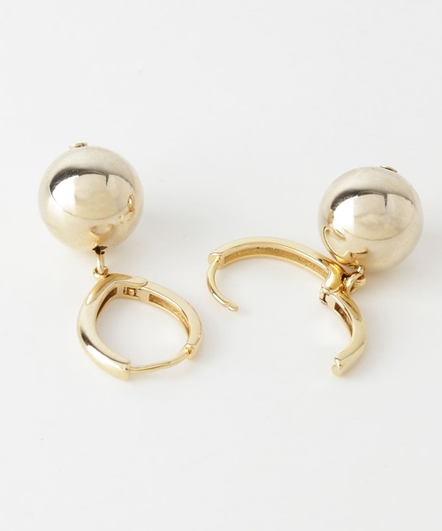 SMELLY(スメリー)の「ドロップボールピアス(ピアス(両耳用)・レディース・ゴールド・-)」の9枚目の写真