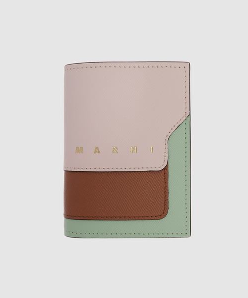 MARNI（マルニ）の「TRUNK BIG LOGO / 二つ折り財布（財布・レディース・ブルー系その他/ピンク系その他/ピンク系/イエロー系その他/ワイン系/オリーブ系/ブルー系その他2/ピンク系その他2/ベージュ系その他・ONE SIZE）」の8枚目の写真