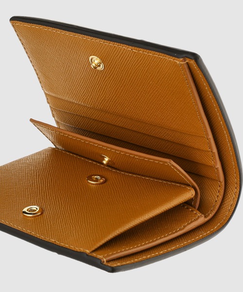 MARNI（マルニ）の「TRUNK BIG LOGO / 二つ折り財布（財布・レディース・ブルー系その他/ピンク系その他/ピンク系/イエロー系その他/ワイン系/オリーブ系/ブルー系その他2/ピンク系その他2/ベージュ系その他・ONE SIZE）」の10枚目の写真