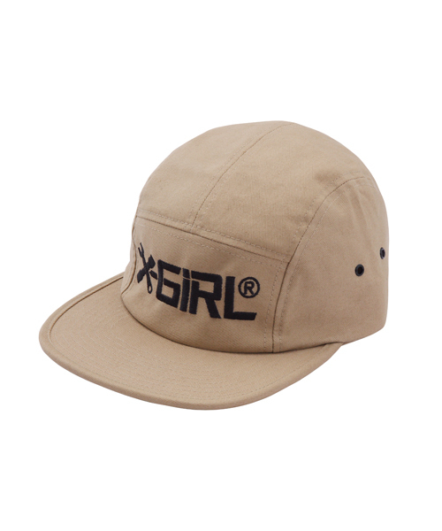 X-girl（エックスガール）の「"XGL WHEEL CO." DESIGN LOGO CAP（キャップ・レディース・ブラック/ベージュ/ネイビー・ONE SIZE）」の2枚目の写真