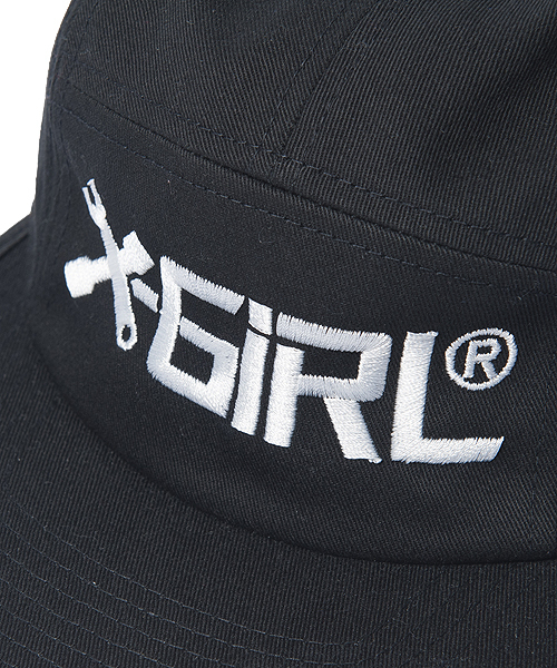 X-girl（エックスガール）の「"XGL WHEEL CO." DESIGN LOGO CAP（キャップ・レディース・ブラック/ベージュ/ネイビー・ONE SIZE）」の7枚目の写真
