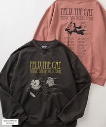 【MIXTA】キャットプリントスウェット MIXTA】キャットプリントスウェット