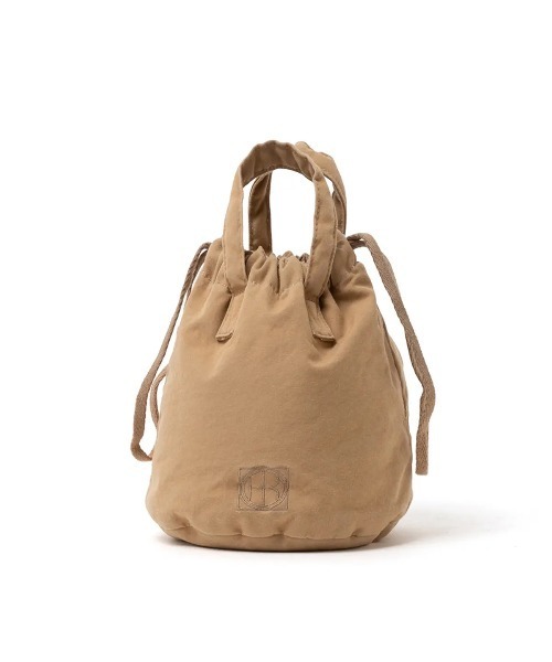 【hobo / ホーボー】DRAWSTRING POUCH S PADDED LIGHT CANVAS