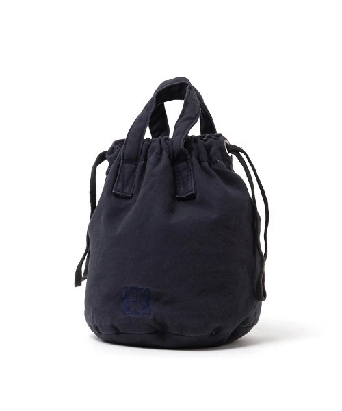 【hobo / ホーボー】DRAWSTRING POUCH S PADDED LIGHT CANVAS