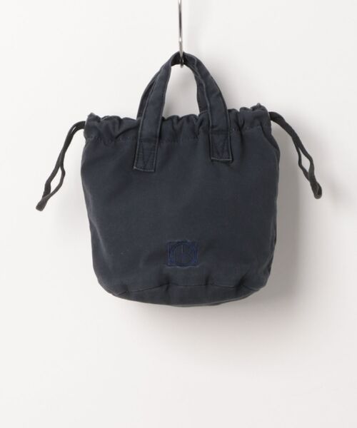 【hobo / ホーボー】DRAWSTRING POUCH S PADDED LIGHT CANVAS