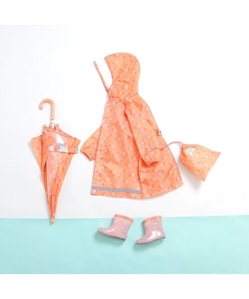 BREEZE（ブリーズ）の「4柄レインコート（レインコート/ポンチョ・キッズ・オフホワイト/ブルー/ピンク/オレンジ・100/110/120/130）」の20枚目の写真