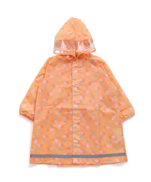 BREEZE（ブリーズ）の「4柄レインコート（レインコート/ポンチョ・キッズ・オフホワイト/ブルー/ピンク/オレンジ・100/110/120/130）」の9枚目の写真