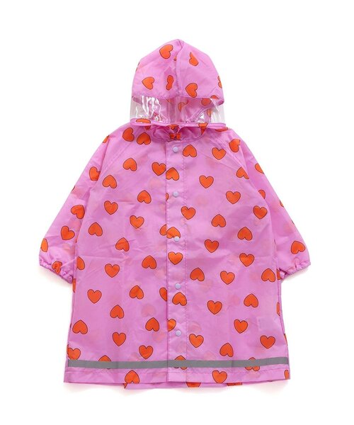 BREEZE（ブリーズ）の「4柄レインコート（レインコート/ポンチョ・キッズ・オフホワイト/ブルー/ピンク/オレンジ・100/110/120/130）」の11枚目の写真