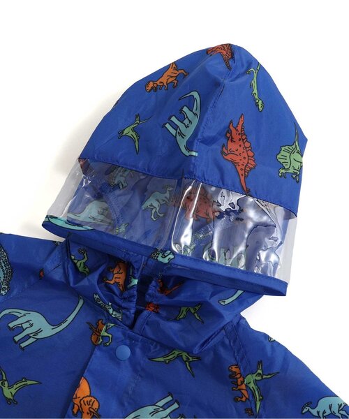 BREEZE（ブリーズ）の「4柄レインコート（レインコート/ポンチョ・キッズ・オフホワイト/ブルー/ピンク/オレンジ・100/110/120/130）」の7枚目の写真