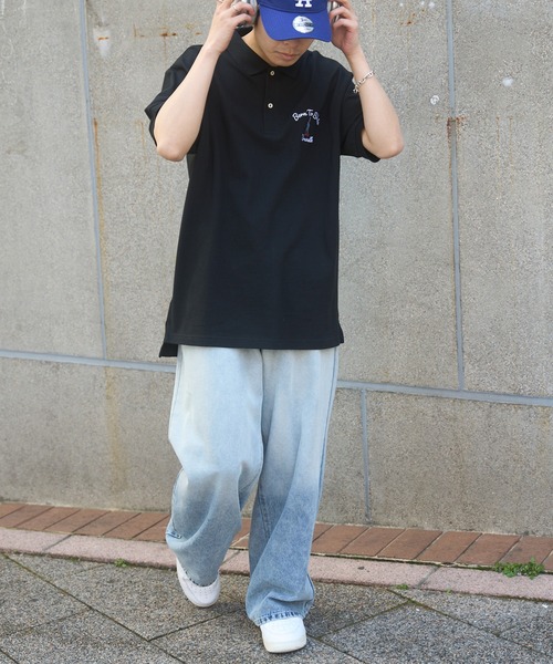 AIRWALK(エアウォーク)の「【AIRWALK】OVER SIZE ”Born to skate” short sleeve POLO shirts(ポロシャツ・メンズ・グリーン/ブラック/ホワイト/ネイビー・XL/L/M/S)」の19枚目の写真