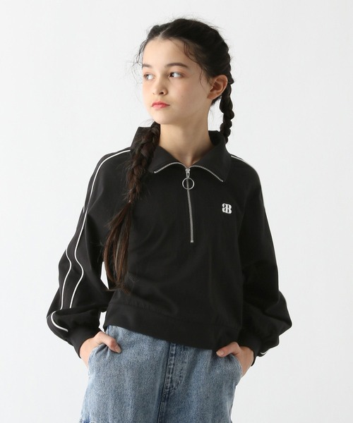 ポルテ　スポーツジャケット サイズS 値下げ セール】ヘビロッTEEハーフZIP長袖/311281（Tシャツ/カットソー