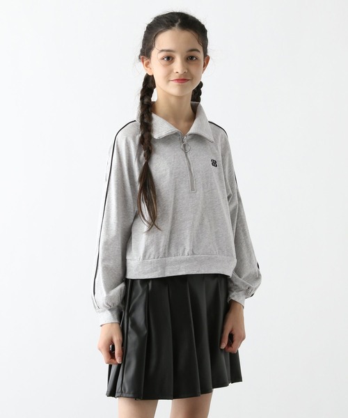 GLOBAL WORK（グローバルワーク）の「ヘビロッTEEハーフZIP長袖