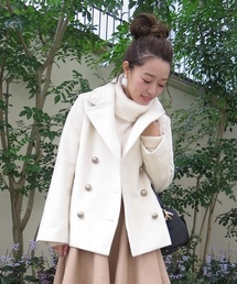 Chico | 【who's who Chico】ウールシャギーPコート(ピーコート)