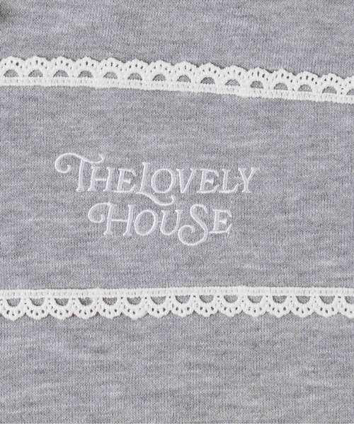 WC（ダブル シー）の「【2025★春夏新作】レースパイピングジップパーカー（パーカー・レディース・グレー/ネイビー・FREE）」の13枚目の写真