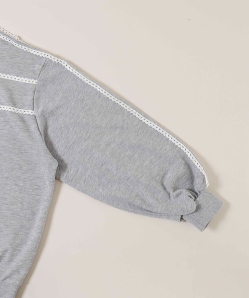 WC（ダブル シー）の「【2025★春夏新作】レースパイピングジップパーカー（パーカー・レディース・グレー/ネイビー・FREE）」の9枚目の写真