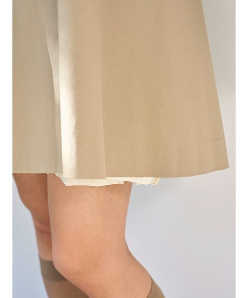 SNIDEL（スナイデル）の「ミドルフレアトレンチコート（トレンチコート・レディース・ネイビー/ベージュ/アイボリー・FREE）」の9枚目の写真