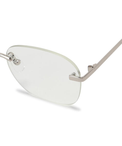 FREE'S MART（フリーズマート）の「◆リムレス伊達メガネ（メガネ・レディース・ホワイト・ﾌﾘ-）」の7枚目の写真