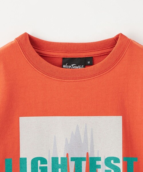 WILD THINGS（ワイルドシングス）の「【別注】＜WILD THINGS＞ショートスリーブビッグTシャツ ICE / キッズ 140cm-160cm（Tシャツ/カットソー・キッズ・オフホワイト/ブラック/オレンジ・L(160cm)/M(140-150cm)）」の19枚目の写真