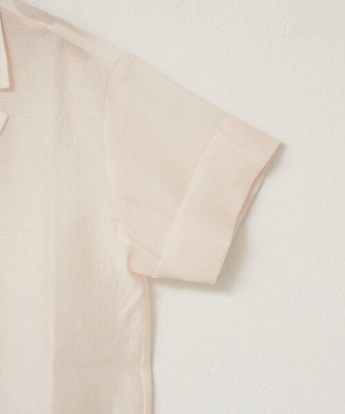 DISCOAT(ディスコート)の「【新色追加!/WEB限定】半袖シアーテーラードジャケット(テーラードジャケット・レディース・ブラック/ライトベージュ/グレイッシュベージュ・FREE)」の17枚目の写真