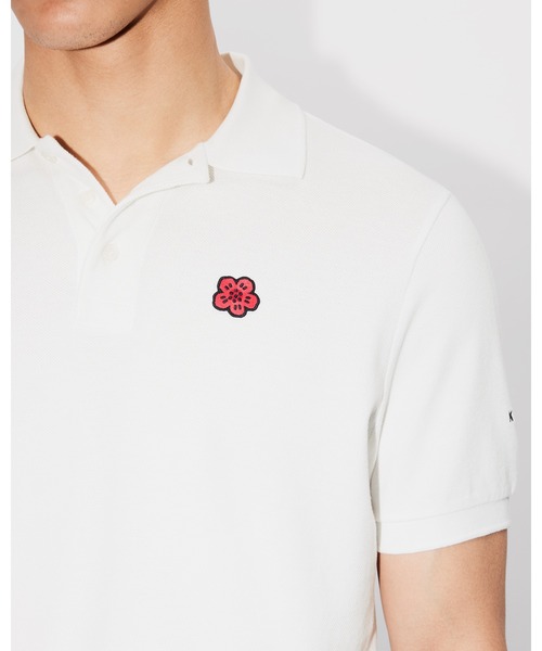 KENZO(ケンゾー)の「'Boke Flower' エンブロイダリー スリム ポロ(ポロシャツ・メンズ・ホワイト系その他・LARGE/MEDIUM/SMALL)」の4枚目の写真
