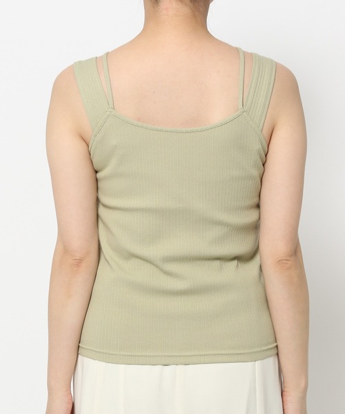 mysty woman(ミスティウーマン)の「ラッセルレースカーディガン×キャミツイン 320399(カーディガン/ボレロ・レディース・ブラック/オフホワイト/ライトグリーン/グレイッシュブルー・FREE)」の22枚目の写真