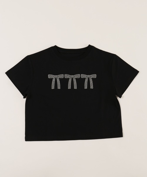 PHILLY（フィリー）の「【PHILLY】ビジューリボンTシャツ（Tシャツ/カットソー・レディース・ブラック/グレー/ホワイト・FREE）」の20枚目の写真