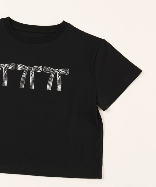 PHILLY（フィリー）の「【PHILLY】ビジューリボンTシャツ（Tシャツ/カットソー・レディース・ブラック/グレー/ホワイト・FREE）」の21枚目の写真