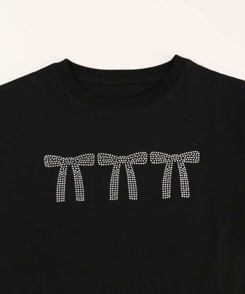 PHILLY（フィリー）の「【PHILLY】ビジューリボンTシャツ（Tシャツ/カットソー・レディース・ブラック/グレー/ホワイト・FREE）」の22枚目の写真