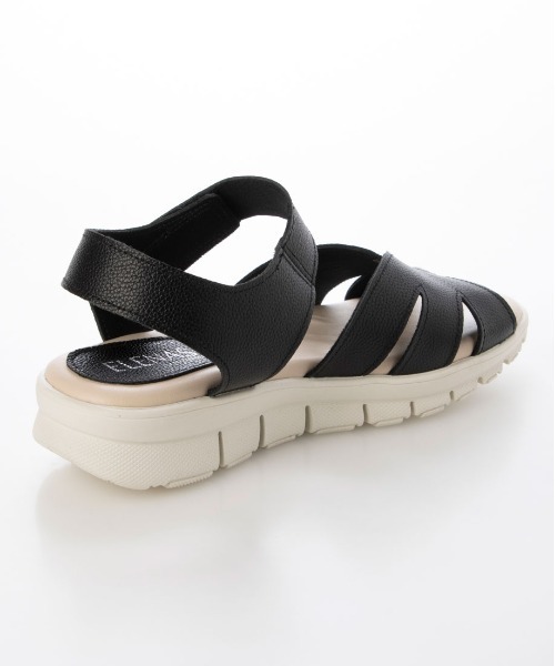 enchanted（エンチャンテッド）の「クロスアッパーセパレートサンダル（サンダル・レディース・シルバー/ブラック/アイボリー・22.5/23/23.5/24/24.5）」の10枚目の写真