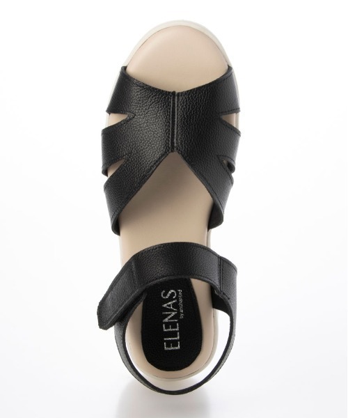 enchanted（エンチャンテッド）の「クロスアッパーセパレートサンダル（サンダル・レディース・シルバー/ブラック/アイボリー・22.5/23/23.5/24/24.5）」の11枚目の写真