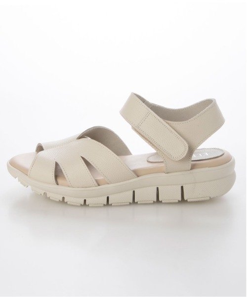 enchanted（エンチャンテッド）の「クロスアッパーセパレートサンダル（サンダル・レディース・シルバー/ブラック/アイボリー・22.5/23/23.5/24/24.5）」の14枚目の写真