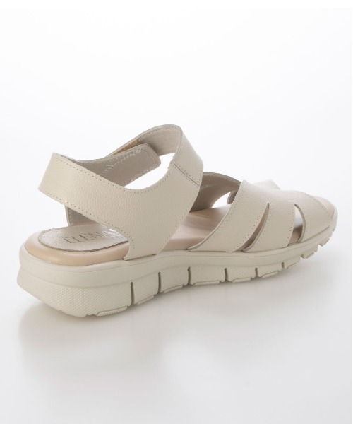 enchanted（エンチャンテッド）の「クロスアッパーセパレートサンダル（サンダル・レディース・シルバー/ブラック/アイボリー・22.5/23/23.5/24/24.5）」の15枚目の写真