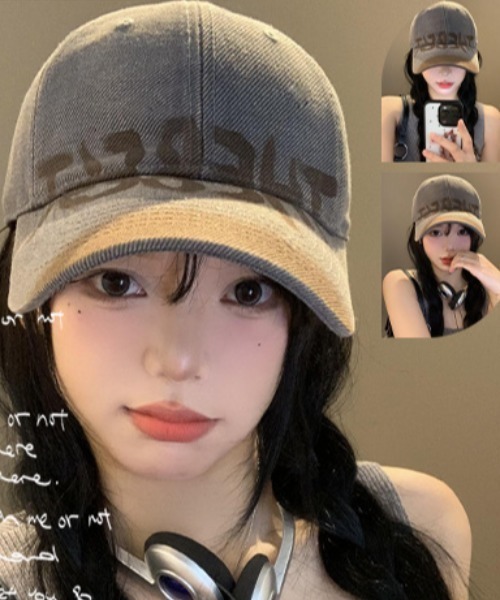 DEVICE（デバイス）の「【 2025SS NEW CAP 】ダメージ スプレー  刺繍 ロゴ カモフラージュ 迷彩 ベースボール Y2K 韓国 古着風 ストリート キャップ HEADWEAR ヘッドウェア 韓国ファッション 韓国ストリート ストリートファッション Y2K（キャップ・レディース・ブラック/ブラウン/レッド/サックスブルー/ブルー/ストーン/グリーン系カモフラージュ/ブラック×ホワイト/グレー系カモフラージュ/チェリーレッド/ダークグレー・FREE）」の10枚目の写真