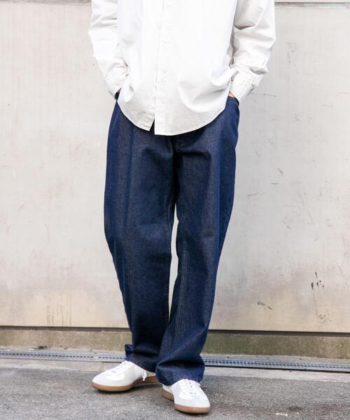 FORK&SPOON(フォークアンドスプーン)の「FORK&SPOON JFデニム5ポケットパンツ(デニムパンツ・メンズ・ライトインディゴブルー/ワンウォッシュ・4/5)」の2枚目の写真